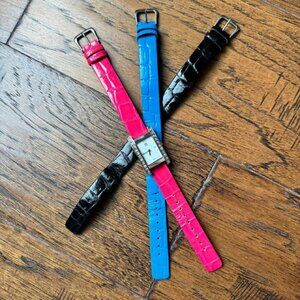 GIVENCHY Multi-strap Rhinestones Watch with Brand New Battery